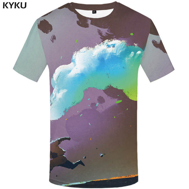 KYKU Brand Russia T-shirt Bear Shirts War Tshirt Military Clothes Gun Tees Tops Men 3d T shirt 2017 Cool Tee