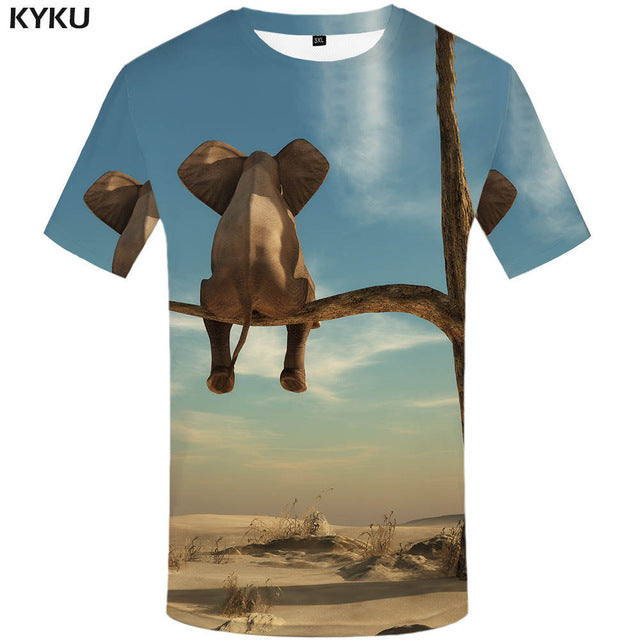 KYKU Brand Russia T-shirt Bear Shirts War Tshirt Military Clothes Gun Tees Tops Men 3d T shirt 2017 Cool Tee
