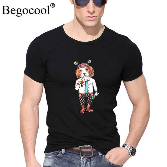 Begocool t shirts men 2018 summer cool t-shirt funny skull diy personalized fashion tees tshirt white black ZHUDA001T