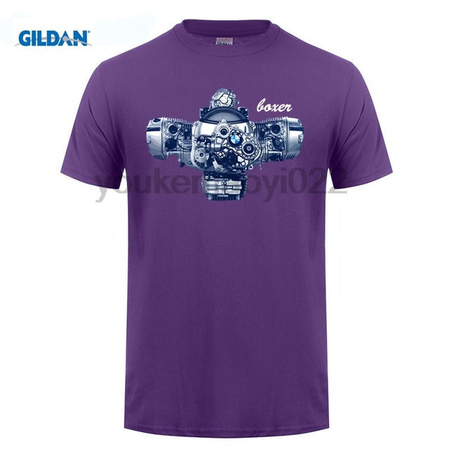 GILDAN Boxer Engine R1200GS RT 1200 GS R Adventure R1200RT R1200R navy tshirt 9799 bmw t shirt hot sale tshirt 1200 GS t shirt
