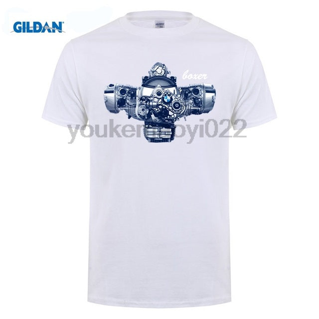 GILDAN Boxer Engine R1200GS RT 1200 GS R Adventure R1200RT R1200R navy tshirt 9799 bmw t shirt hot sale tshirt 1200 GS t shirt