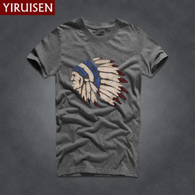 Mens T Shirts Fashion 2017 YiRuiSen Brand Men Short Sleeve T Shirt Men Casual 100% Cotton Tshirt Tops Camisetas Hombre Camisa
