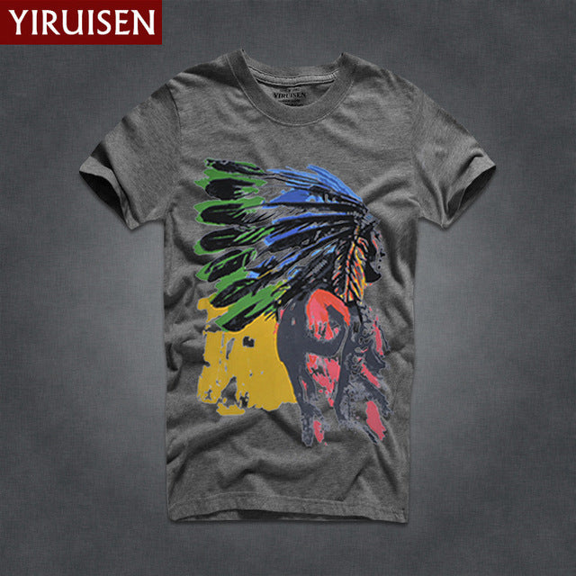Mens T Shirts Fashion 2017 YiRuiSen Brand Men Short Sleeve T Shirt Men Casual 100% Cotton Tshirt Tops Camisetas Hombre Camisa