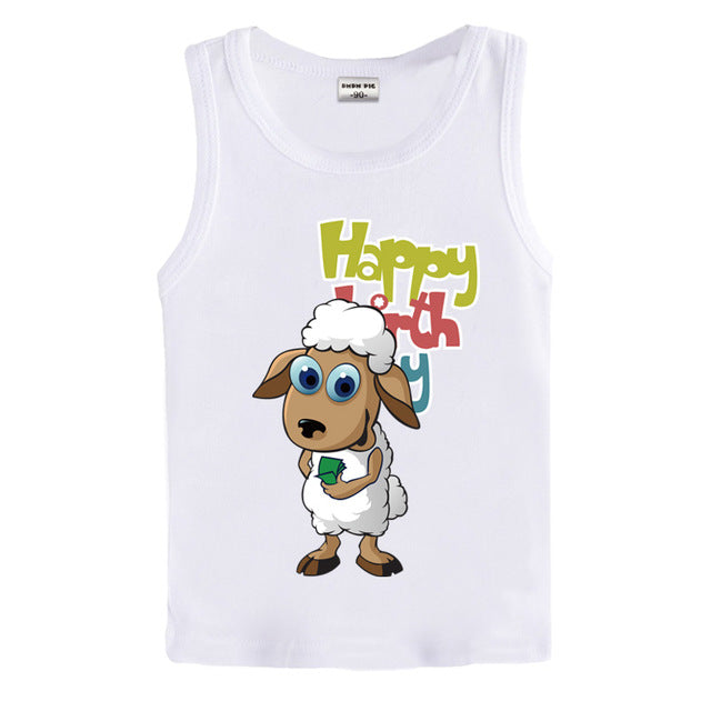 DMDM PIG Summer Kids Children's Clothing 3D T Shirt Baby Boy Girl Clothes T-Shirt Teens T-Shirts For Boys Girls 8 years Tshirt