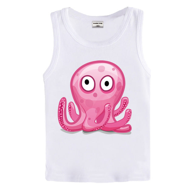 DMDM PIG Summer Kids Children's Clothing 3D T Shirt Baby Boy Girl Clothes T-Shirt Teens T-Shirts For Boys Girls 8 years Tshirt
