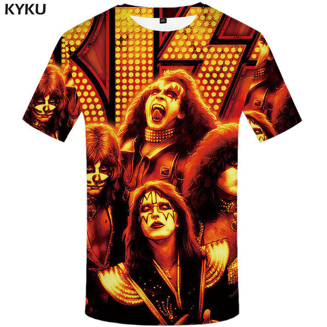 KYKU Brand Russia T-shirt Bear Shirts War Tshirt Military Clothes Gun Tees  Tops Men 3d T shirt 2017 Cool Tee