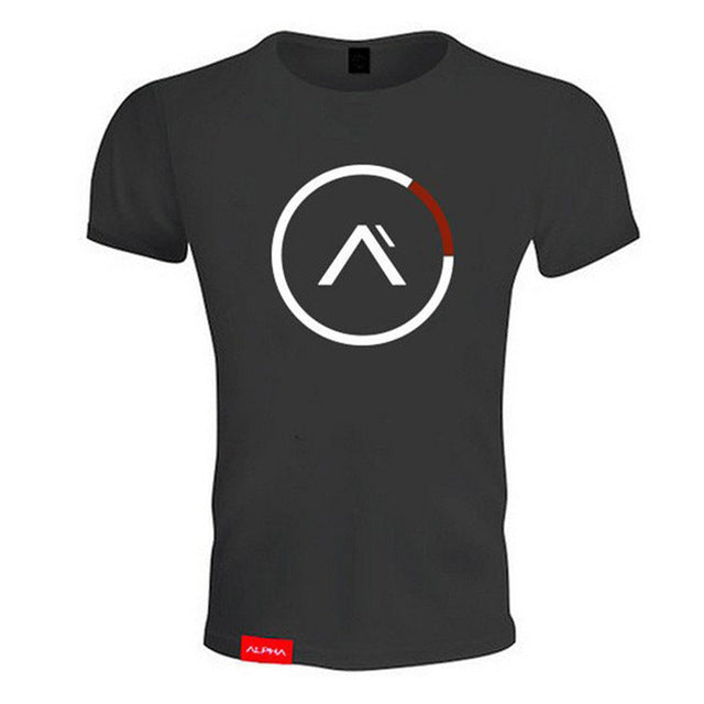 2017 new men cotton Short sleeve t shirt Fitness bodybuilding shirts Crossfit male Brand tee tops Fashion t-shirt men costume