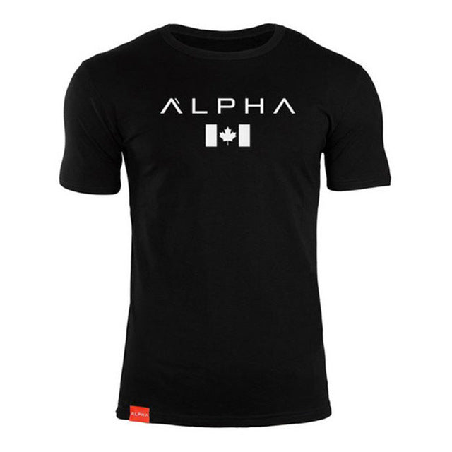2017 new men cotton Short sleeve t shirt Fitness bodybuilding shirts Crossfit male Brand tee tops Fashion t-shirt men costume