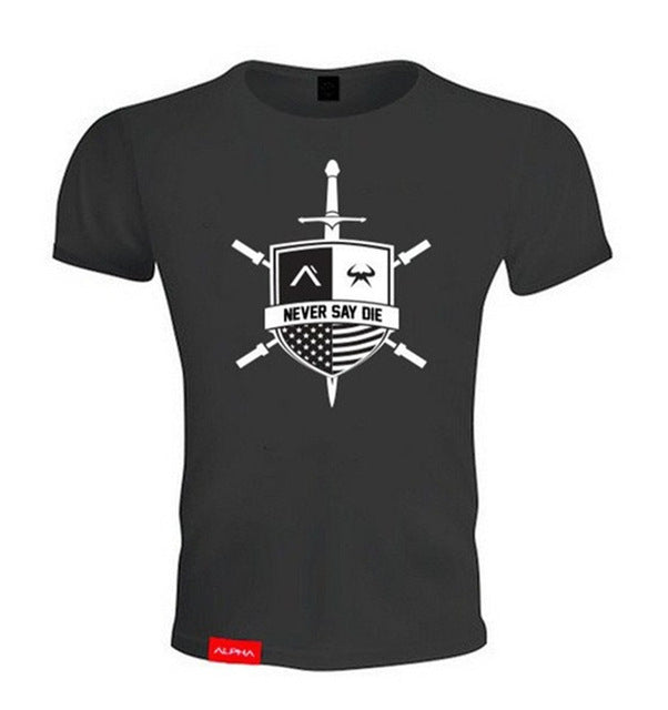 2017 new men cotton Short sleeve t shirt Fitness bodybuilding shirts Crossfit male Brand tee tops Fashion t-shirt men costume