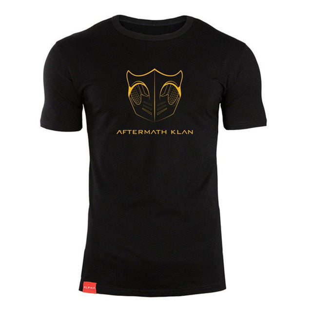 2017 new men cotton Short sleeve t shirt Fitness bodybuilding shirts Crossfit male Brand tee tops Fashion t-shirt men costume