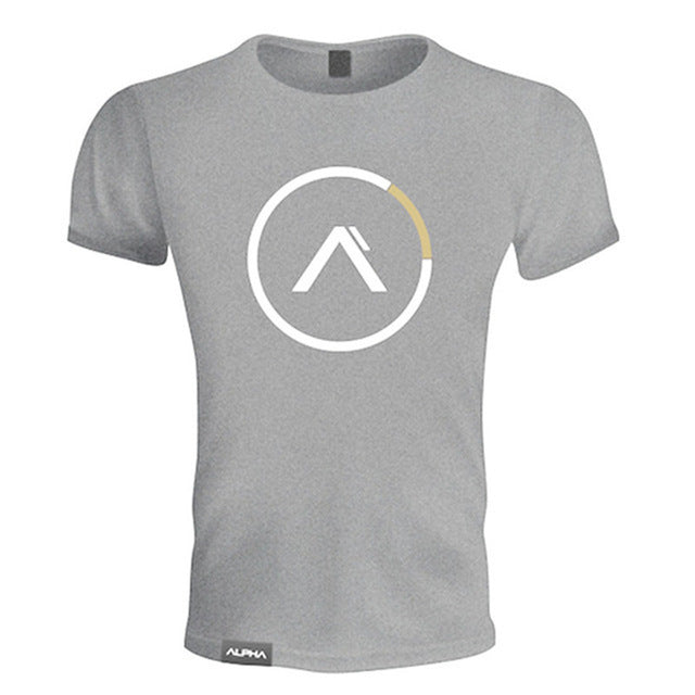2017 new men cotton Short sleeve t shirt Fitness bodybuilding shirts Crossfit male Brand tee tops Fashion t-shirt men costume