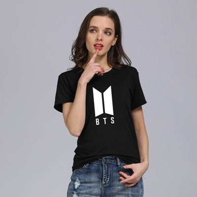 Kpop BTS Bangtan Boys Women T shirts 2018 New Arrivals Summer Short Sleeved bts T-shirt Women Tshirt Tee shirt K-pop Accessories