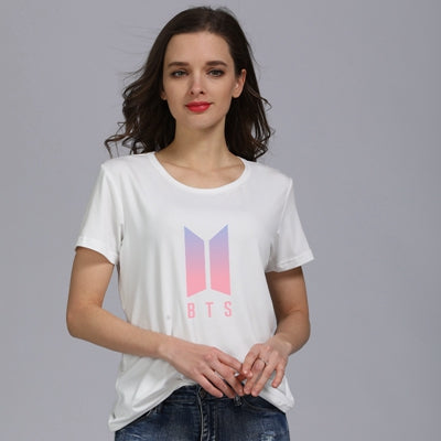 Kpop BTS Bangtan Boys Women T shirts 2018 New Arrivals Summer Short Sleeved bts T-shirt Women Tshirt Tee shirt K-pop Accessories