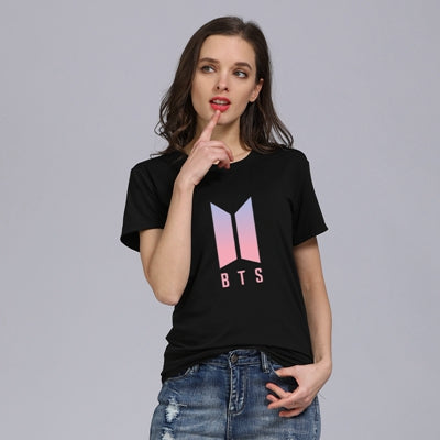 Kpop BTS Bangtan Boys Women T shirts 2018 New Arrivals Summer Short Sleeved bts T-shirt Women Tshirt Tee shirt K-pop Accessories