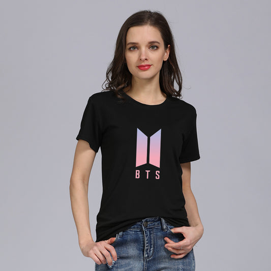 Kpop BTS Bangtan Boys Women T shirts 2018 New Arrivals Summer Short Sleeved bts T-shirt Women Tshirt Tee shirt K-pop Accessories